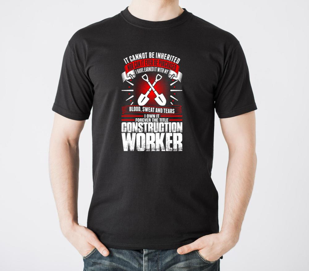 Forever The Title Construction Worker Tshirt - Unisex Standard T-Shirt