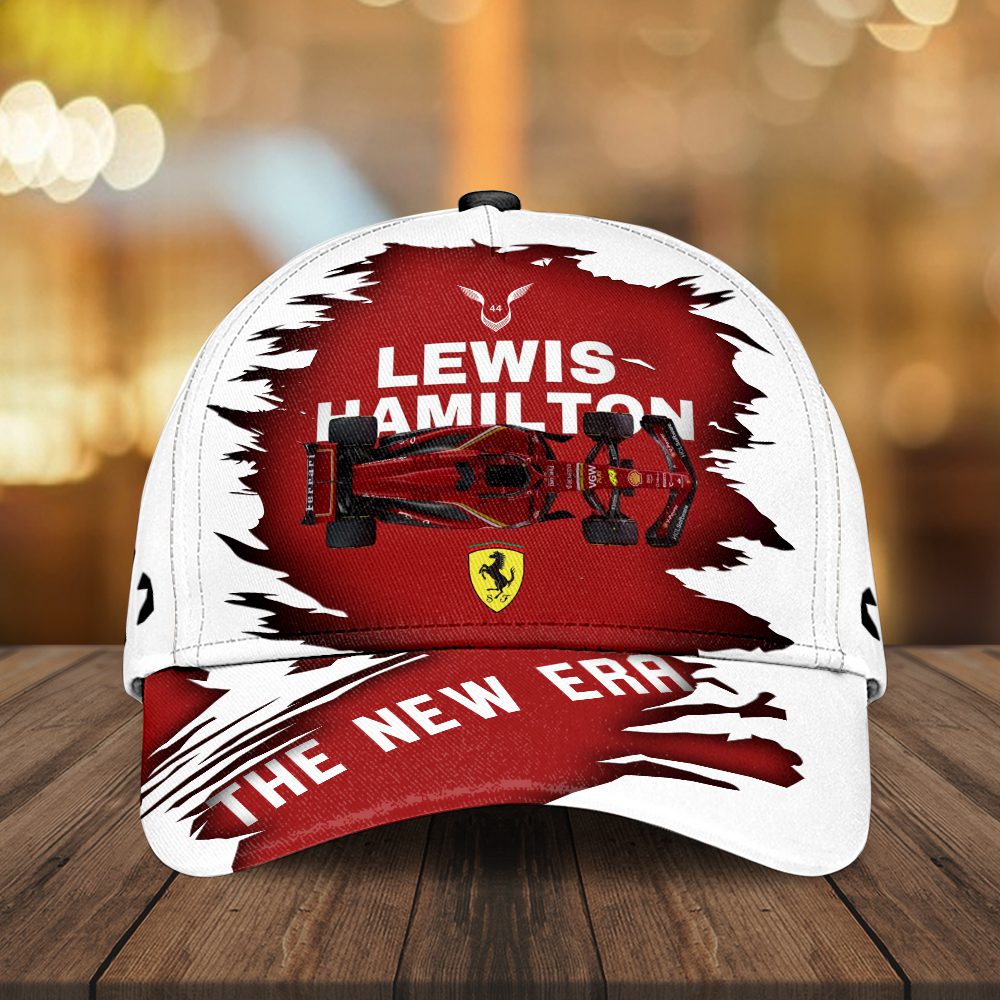 Formula 1 Lewis Hamilton X Scuderia Ferrari Classic Cap Cgn5046
