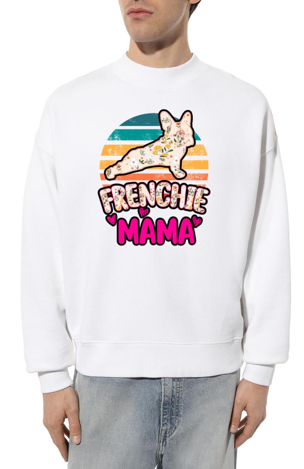 French Bulldog Yoga Pose french bulldog lover Mom - Unisex Sweatshirt