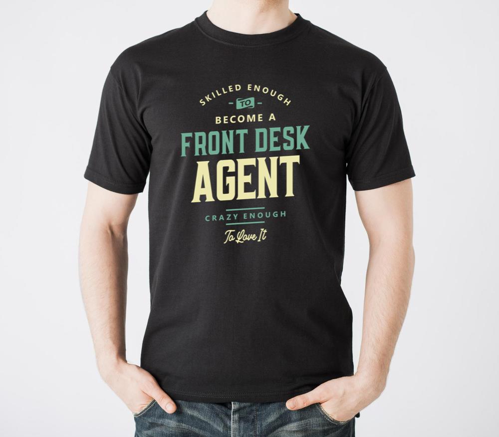 Front Desk Agent Job Title Profession Birthday - Unisex Standard T-Shirt