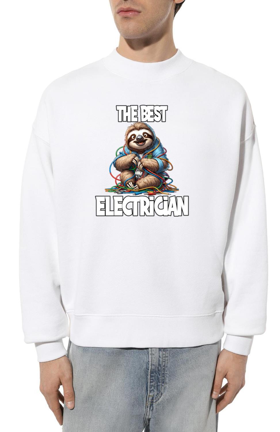 Fun Sloth Electrician for a Electrician_1 - Unisex Sweatshirt