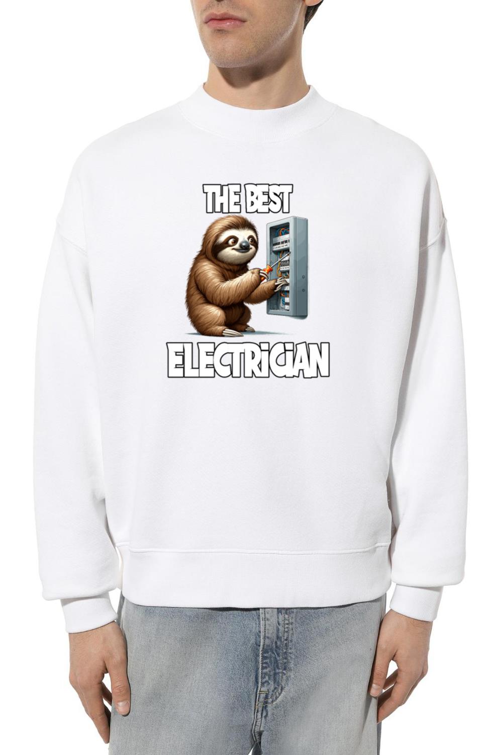 Fun Sloth Electrician for a Electrician_2 - Unisex Sweatshirt