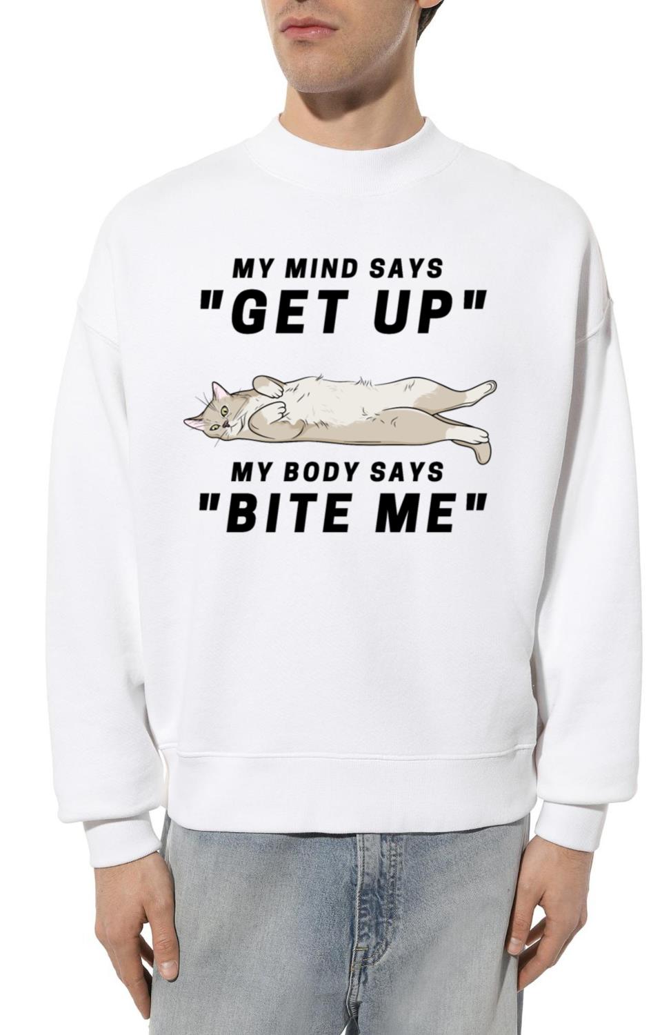 Funny Cat Lazy - Unisex Sweatshirt