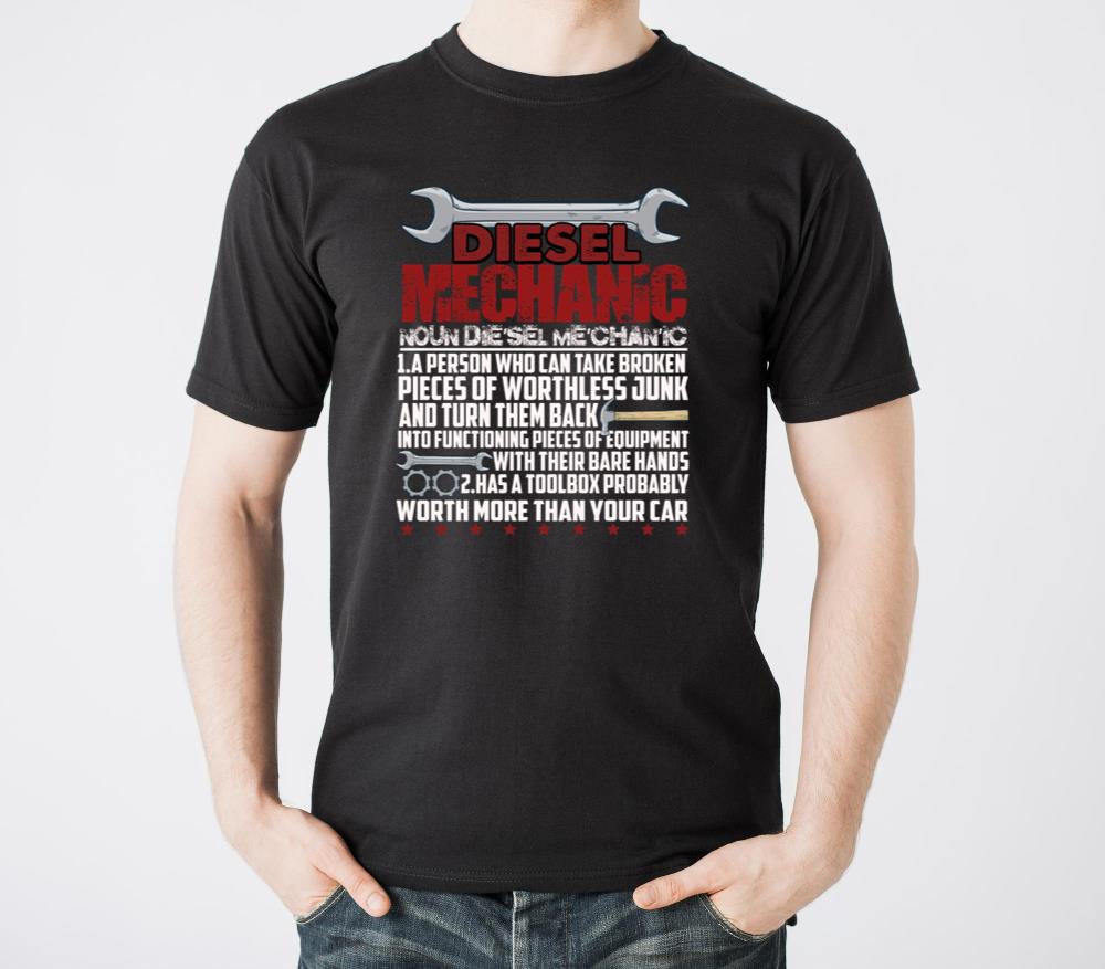 Funny Diesel Mechanic Meaning T Shirt - Unisex Standard T-Shirt
