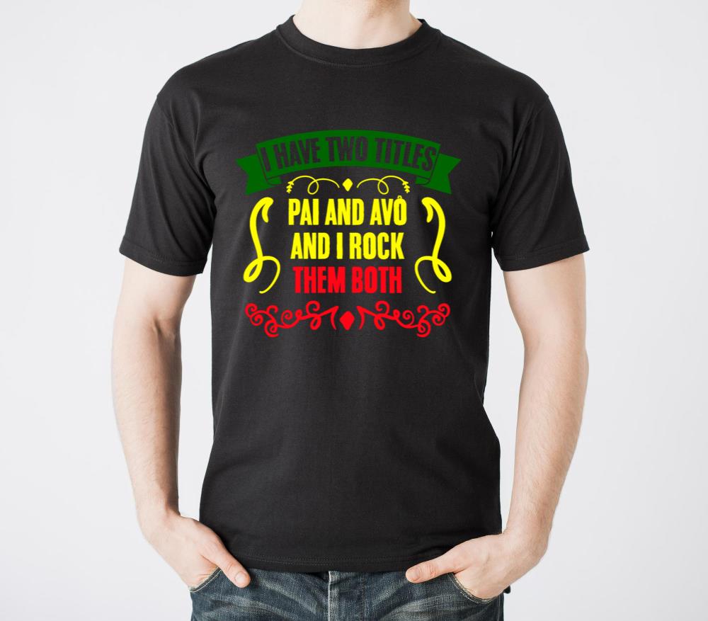Funny I Have Two Titles Pai And Av And I Rock - Unisex Standard T-Shirt