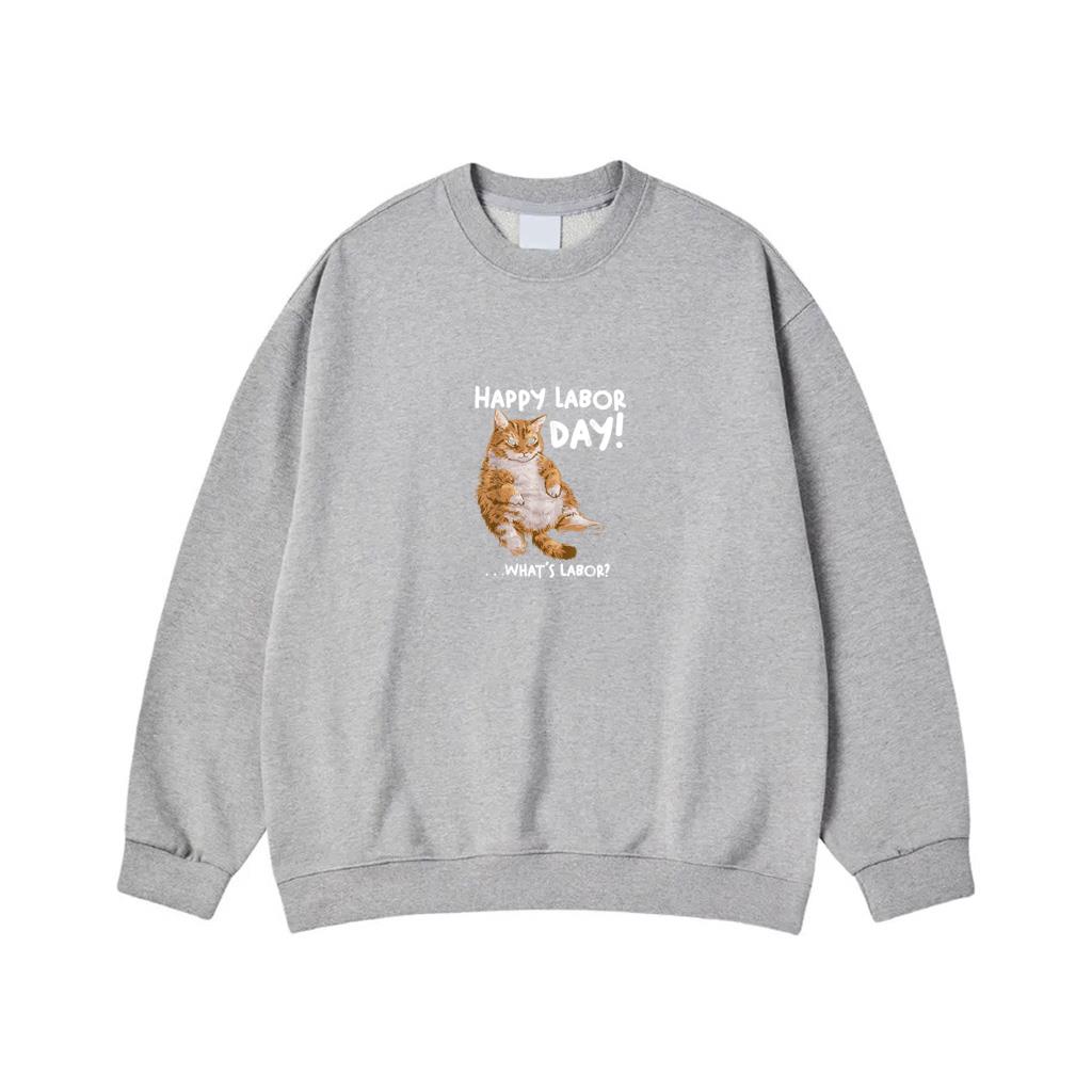 Funny labor day cat tee for women_men What is labor_ Cat 2