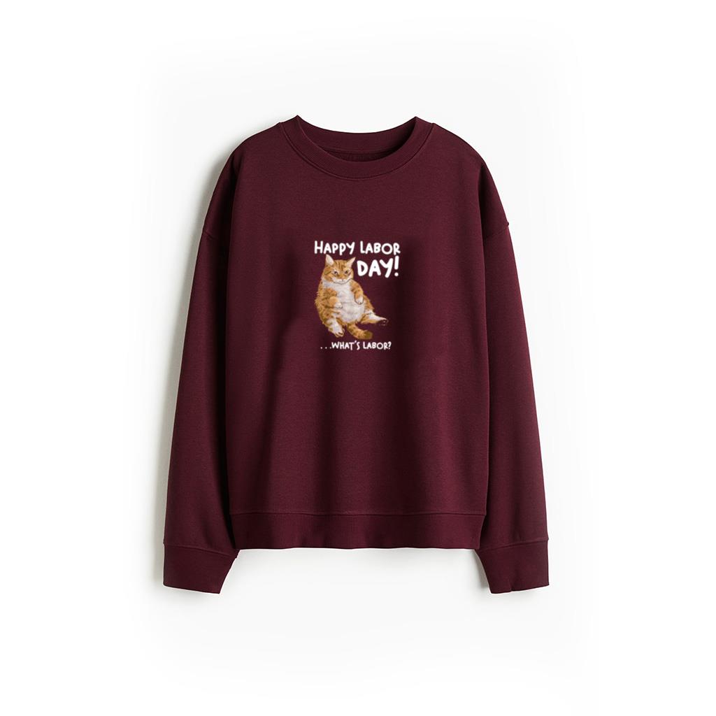 Funny labor day cat tee for women_men What is labor_ Cat 4