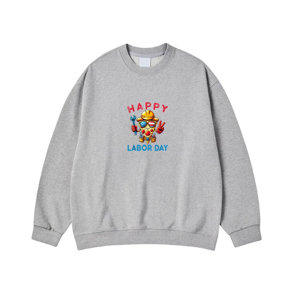 Funny Pizza Happy Labor Day For Workers Mens Womens Kids 2