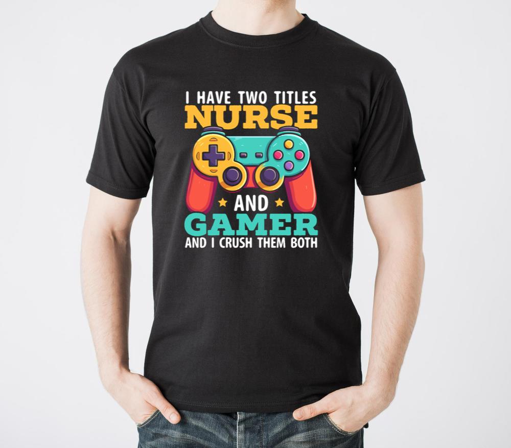 Gamer Nurse Video Game Player Gaming Nursing - Unisex Standard T-Shirt