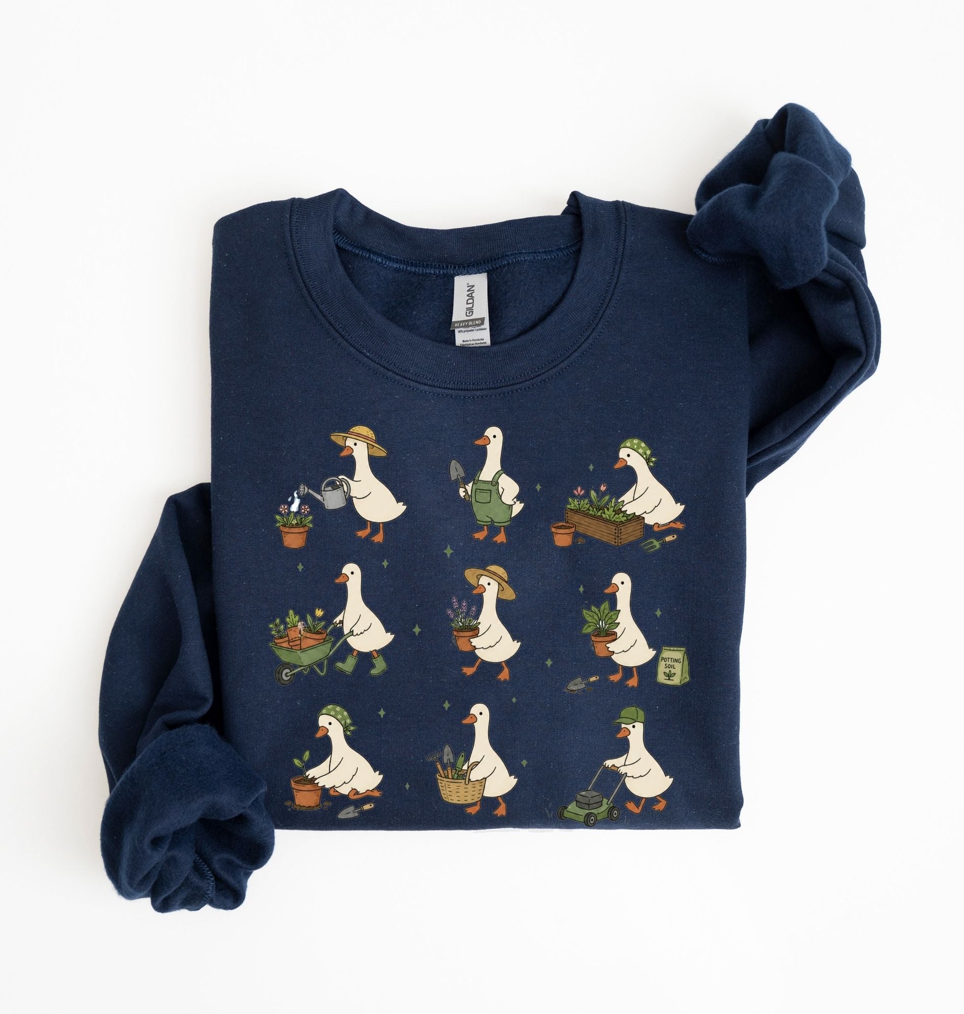 Gardening Goose Sweatshirt | Cute Gardener Gift 3