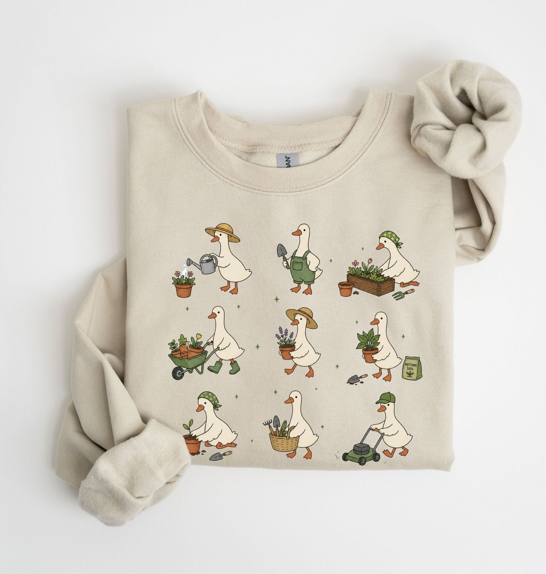 Gardening Goose Sweatshirt | Cute Gardener Gift 4