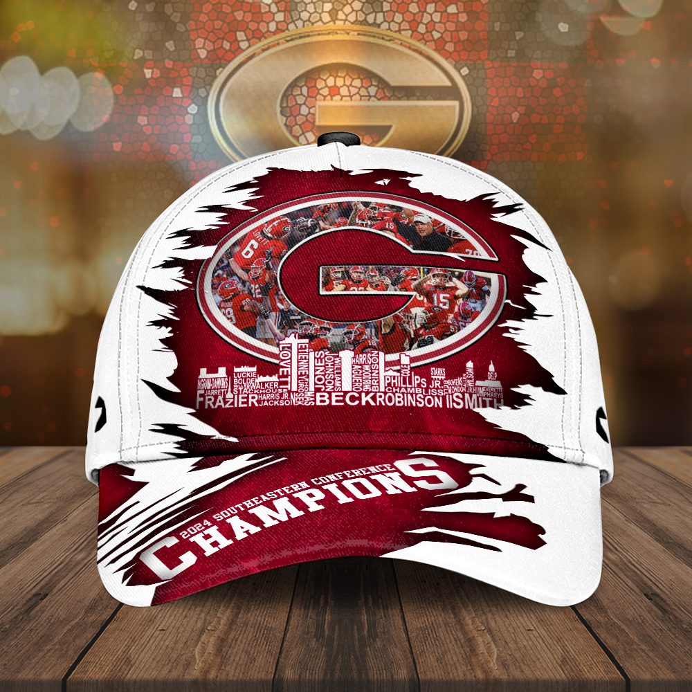 Georgia Bulldogs Football Classic Cap Ncaa Champions Hat 