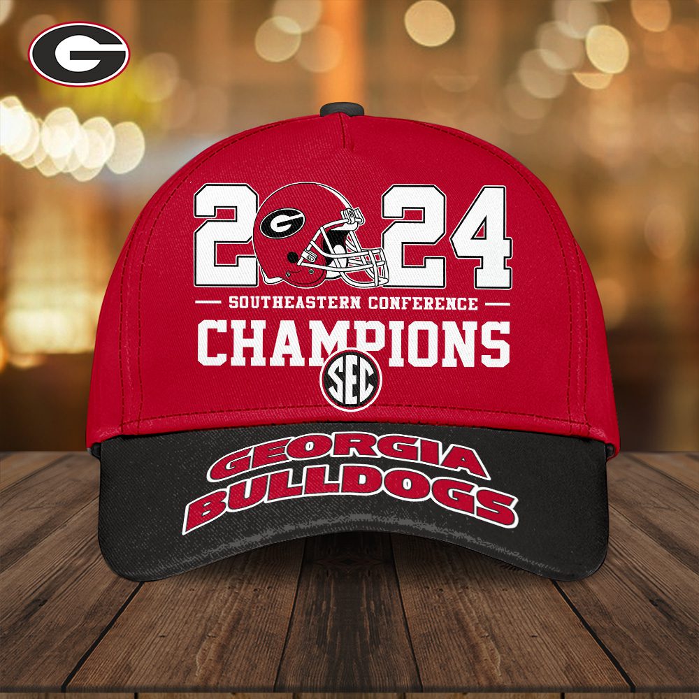 Georgia Bulldogs Football Southeastern Conference Champs 2024 Classic Cap Cgn5136