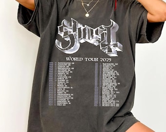 Ghost World Tour 2025 Fan Gift, Ghost Skeletour World Tour Tee, Ghost Skeletour World Tour Shirt, Ghost Tee, Ghost Merch