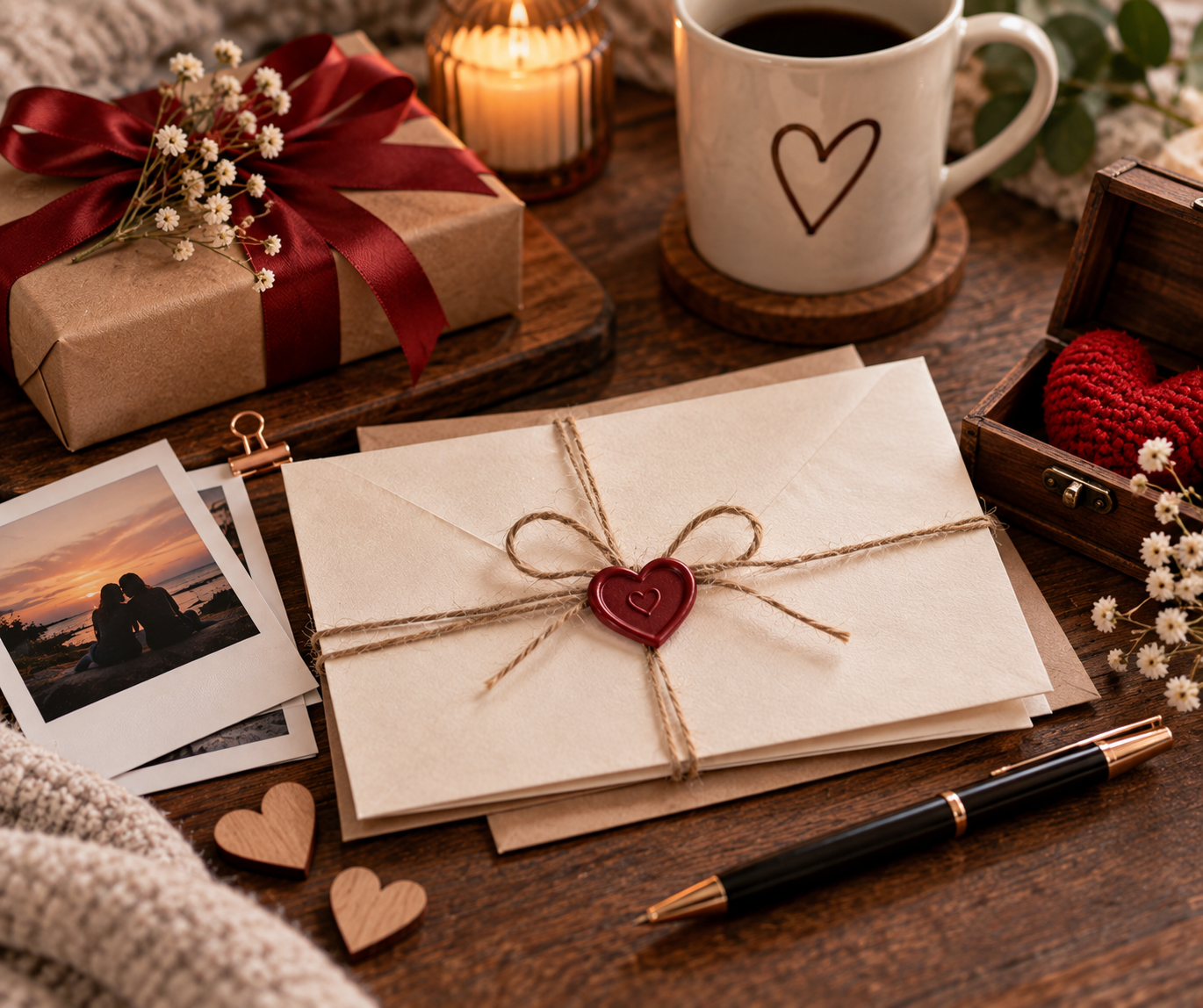 Gift for 1 month anniversary: Sincere Handmade Letter for Boyfriend