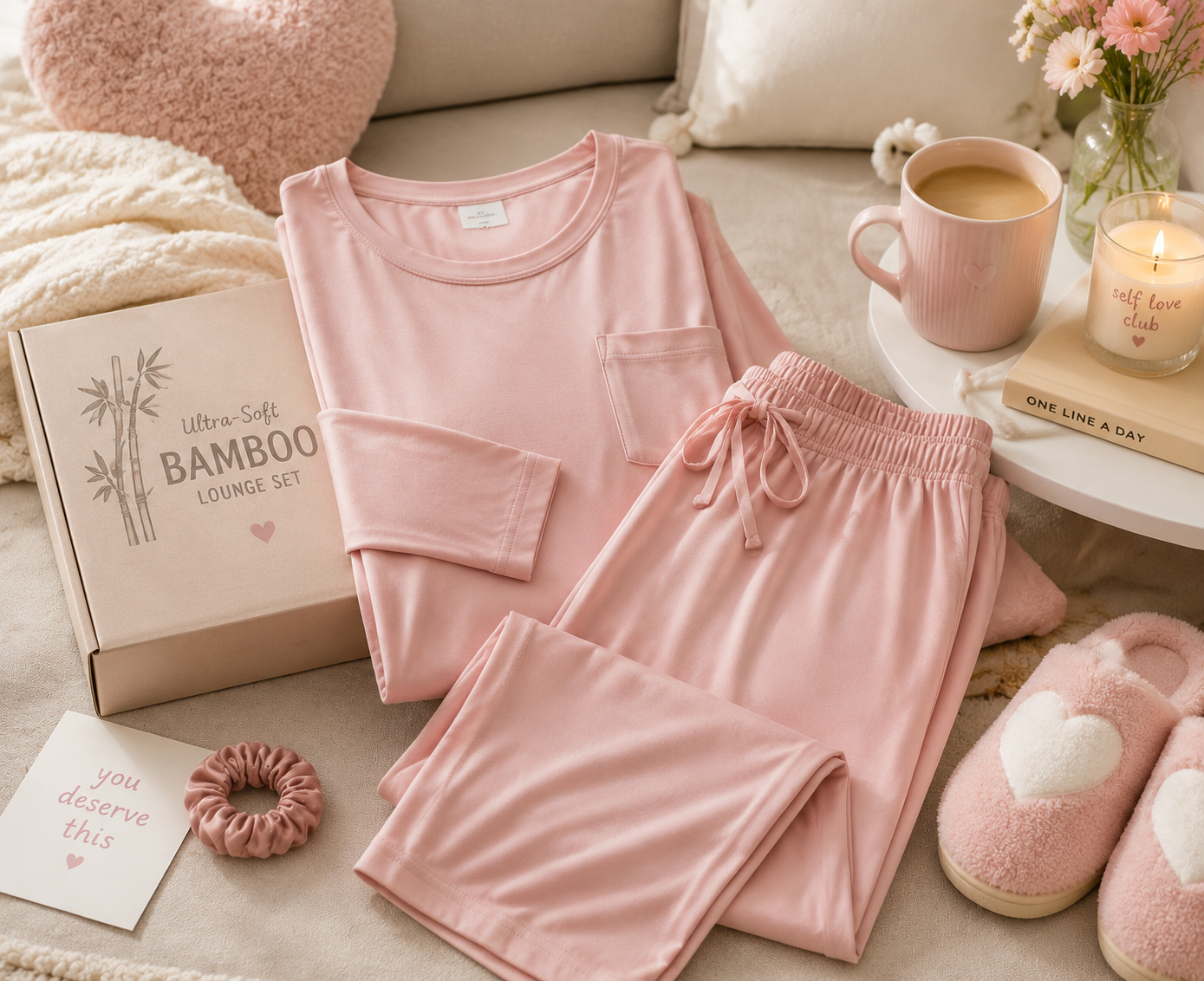 Ultra-Soft Bamboo Loungewear Set