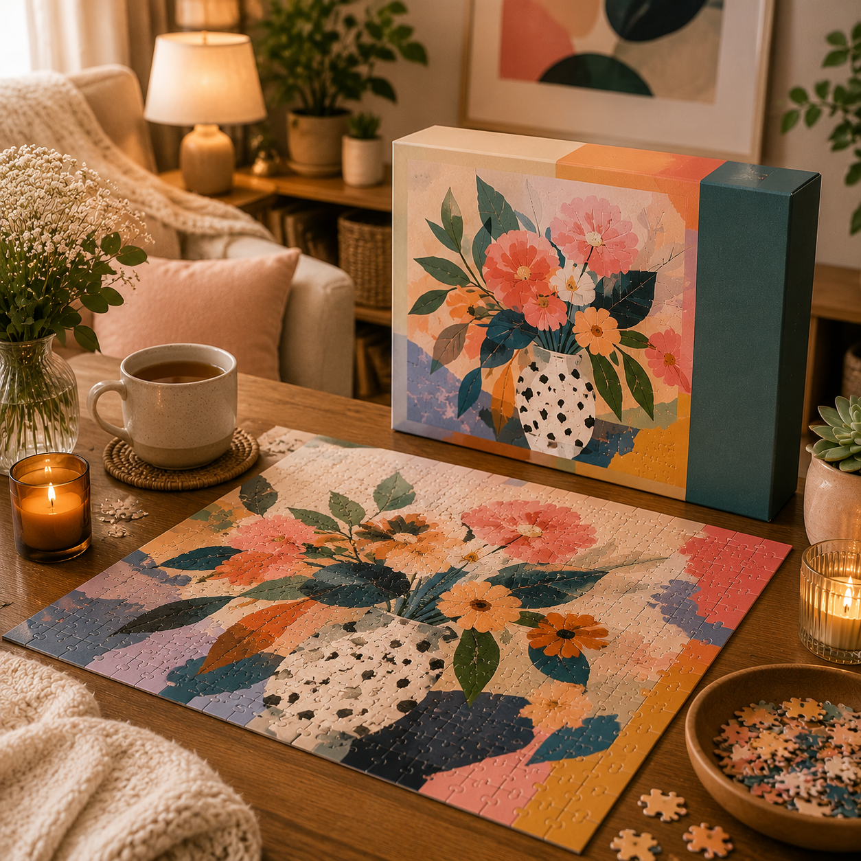 Frameable 1,000-Piece Art Jigsaw