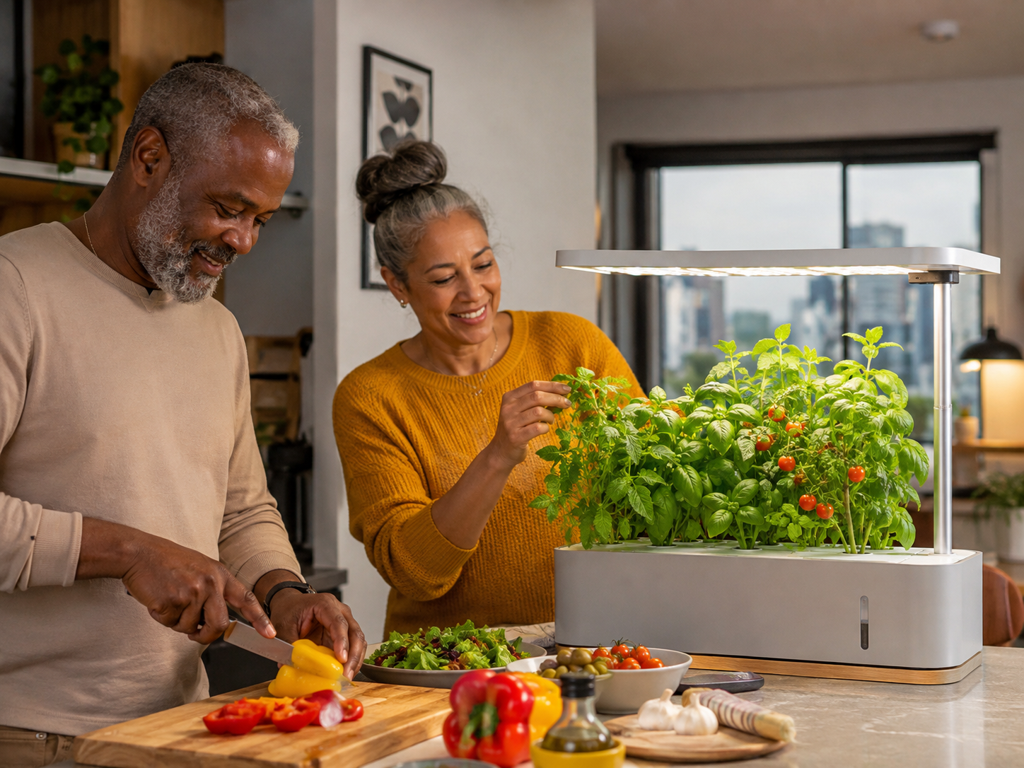 Indoor Hydroponic Smart Gardens
