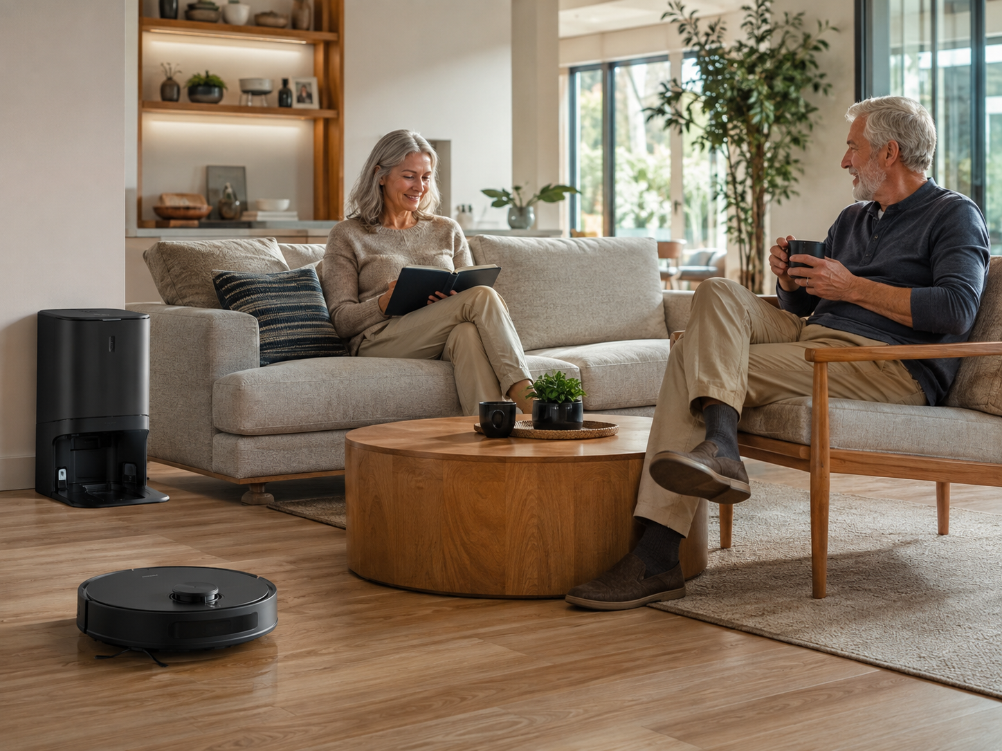Self-Emptying Robot Vacuums
