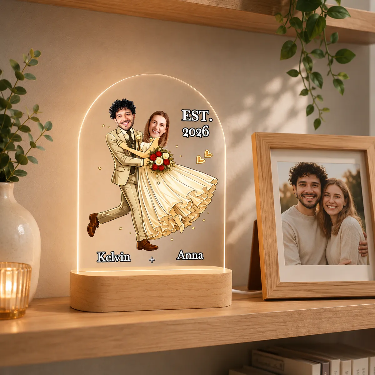 3D Crystal Photo Plaque