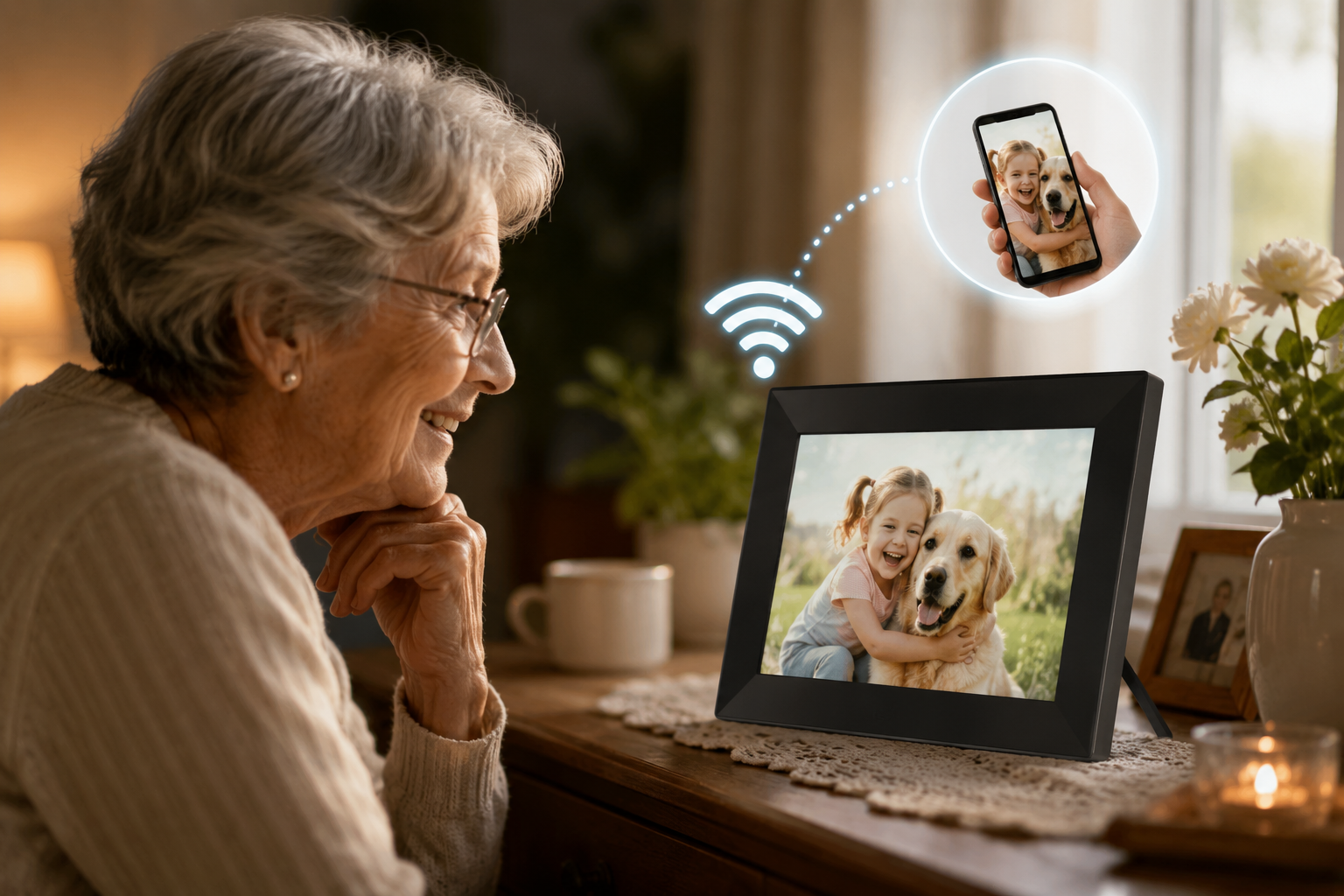 Wi-Fi Enabled Digital Photo Frames