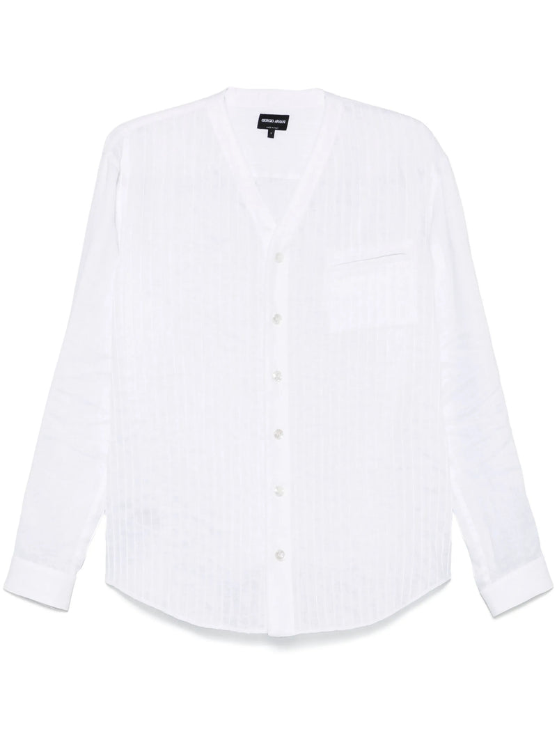 Giorgio Armani Pleated Shirt