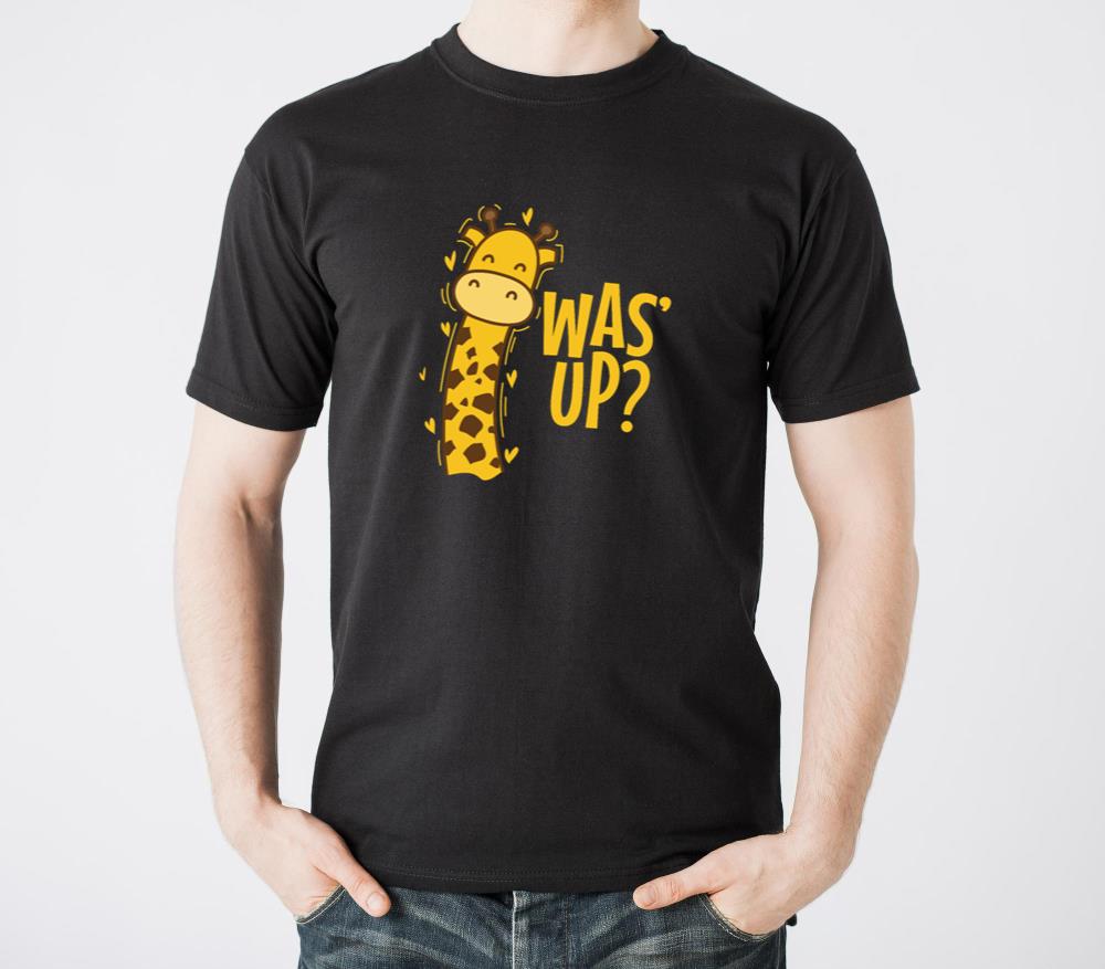 Giraffe What up Whats up Zoo Africa - Unisex Standard T-Shirt