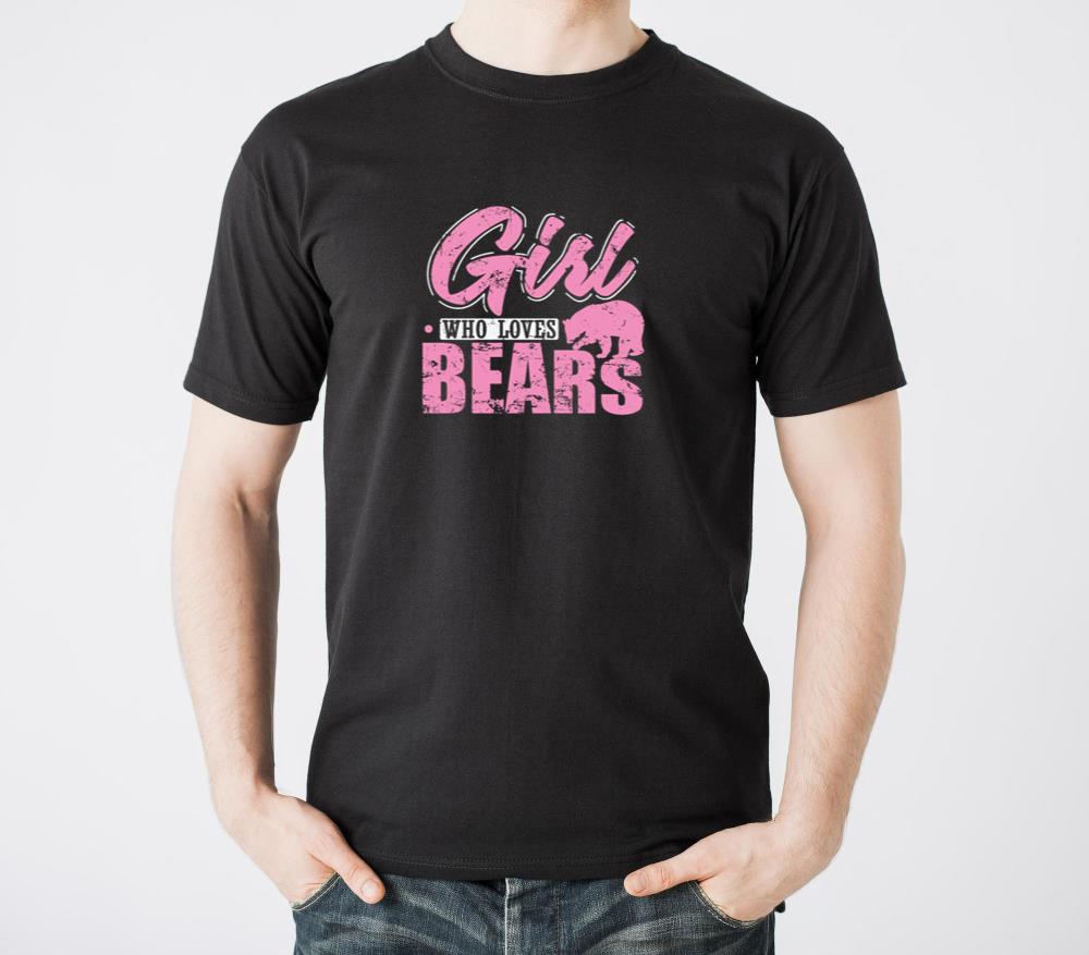 Girl who loves Bears Forest Animal - Unisex Standard T-Shirt