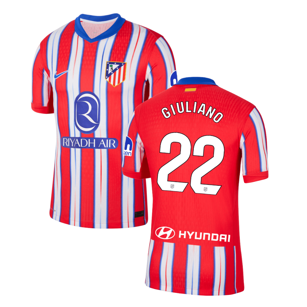 Giuliano Simeone 22 Atletico de Madrid 2024-25 Home Match Jersey - Red