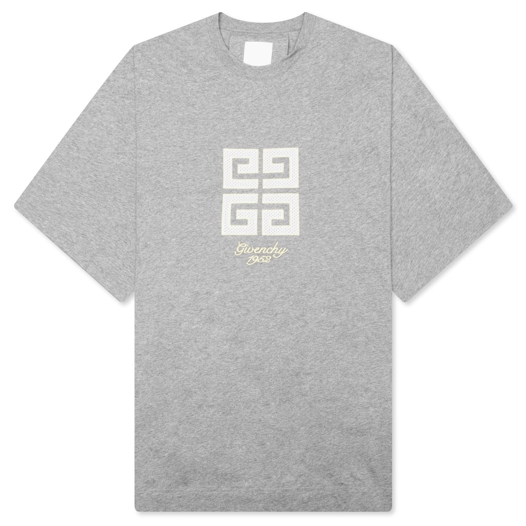 GIVENCHY 4G T-Shirt - Light Grey Melange