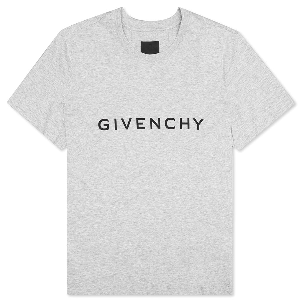 GIVENCHY Archetype Slim Fit T-Shirt - Light Grey Melange