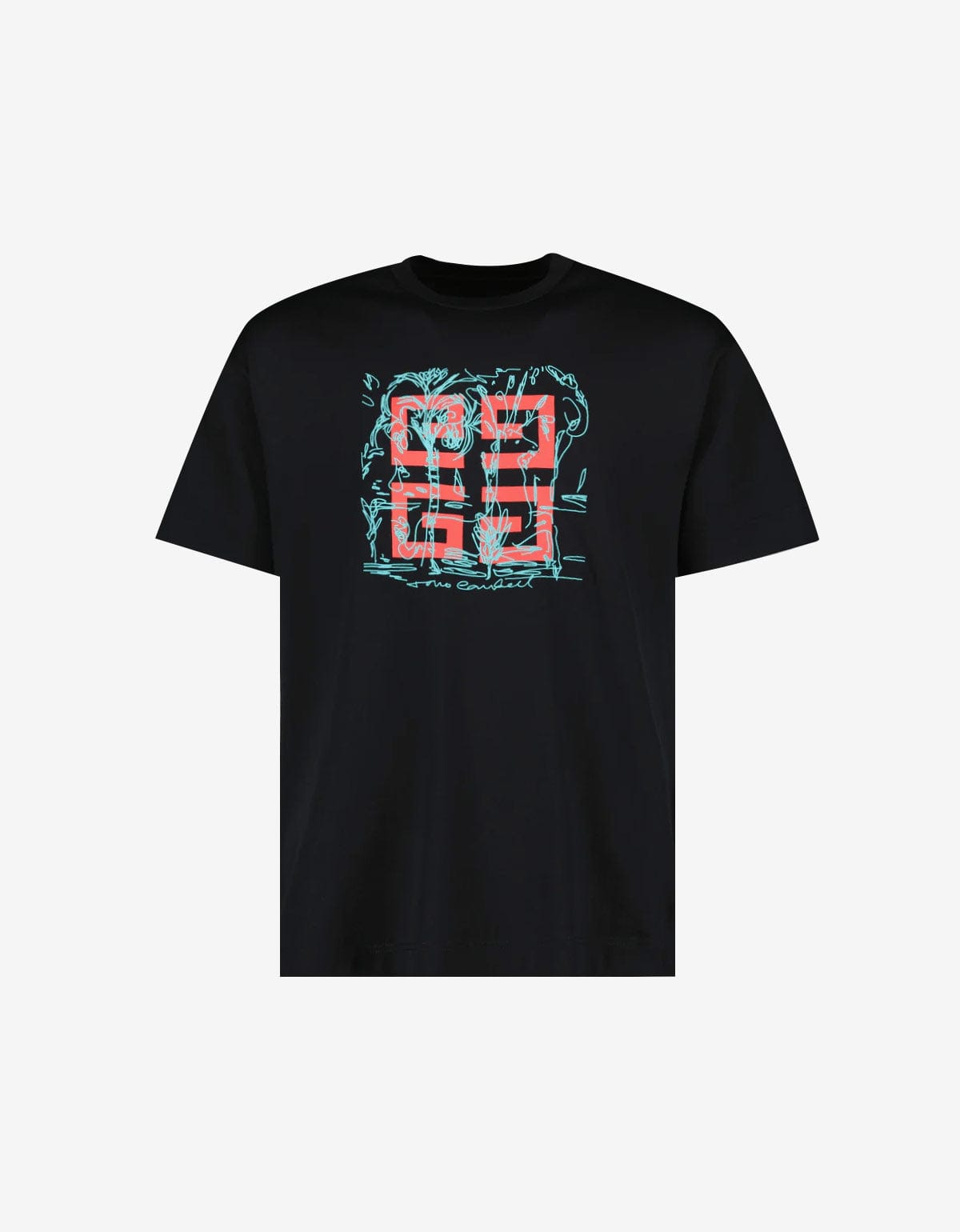 Givenchy Black 4G Logo Print T-Shirt
