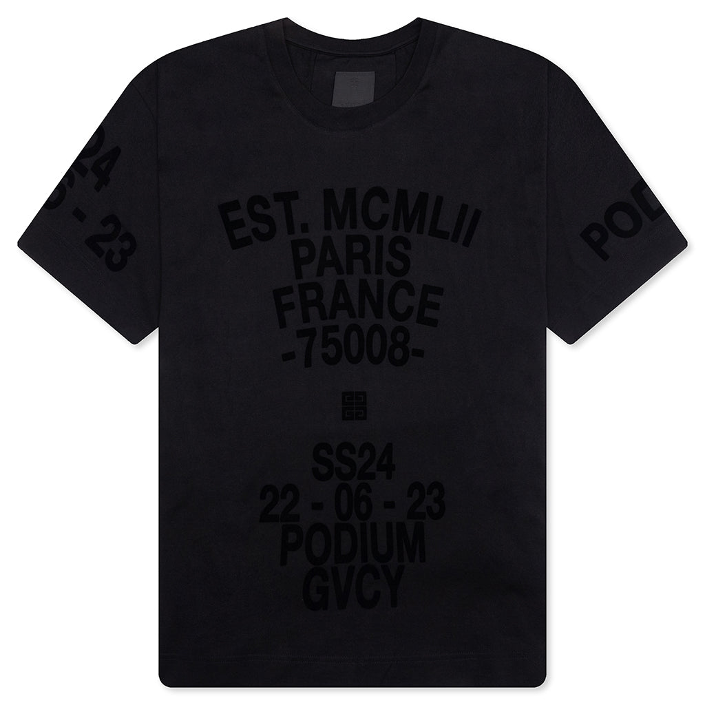GIVENCHY Boxy Fit T-Shirt - Black