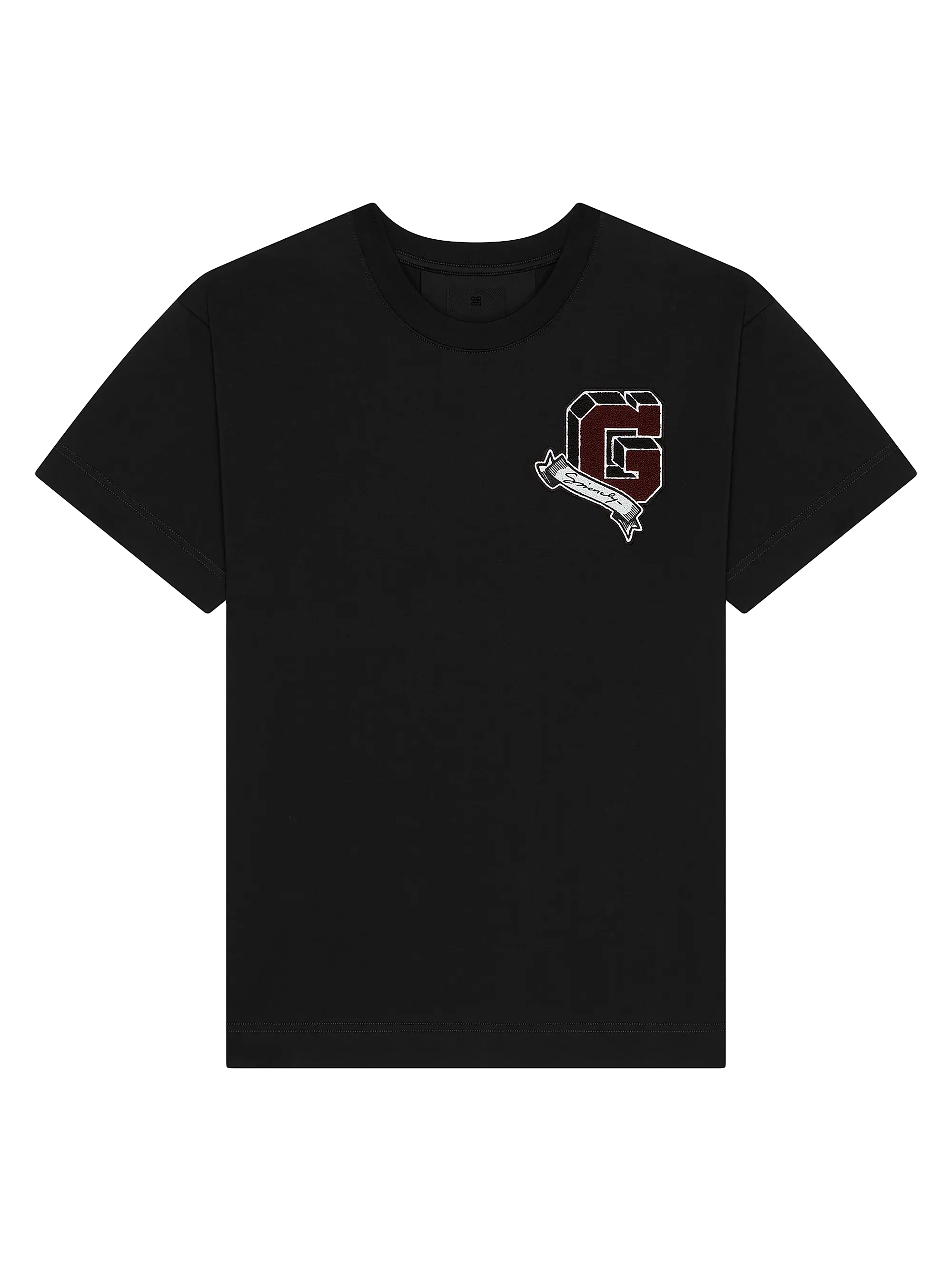 Givenchy College T-Shirt in Cotton Black