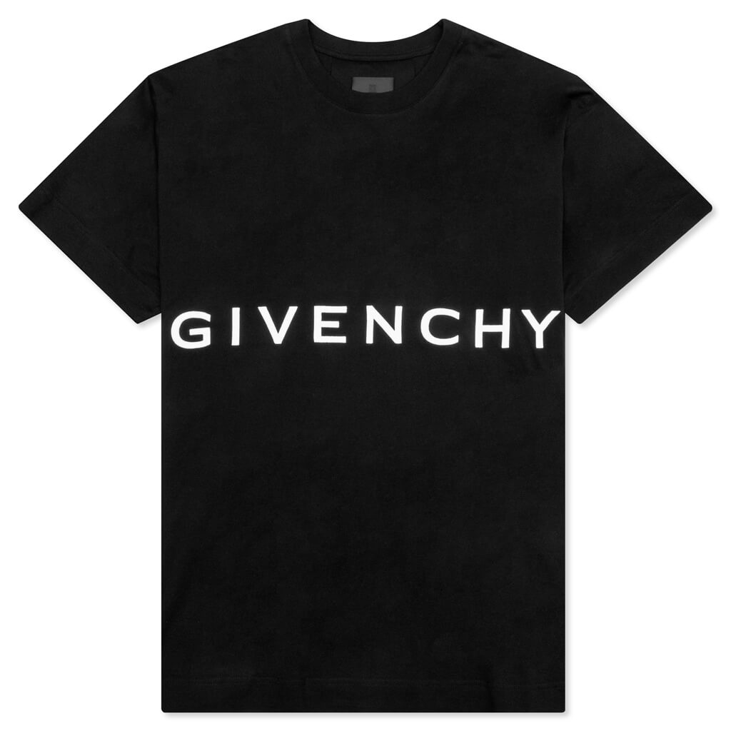 GIVENCHY Embroidered Oversized T-Shirt - Black