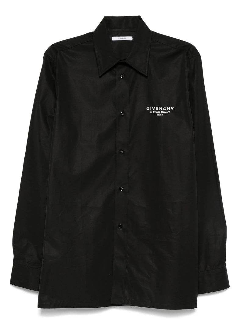 Givenchy Logo-embroidered Cotton Shirt