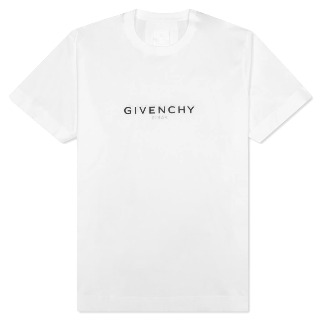 GIVENCHY Paris Reverse Oversized Shirt - White