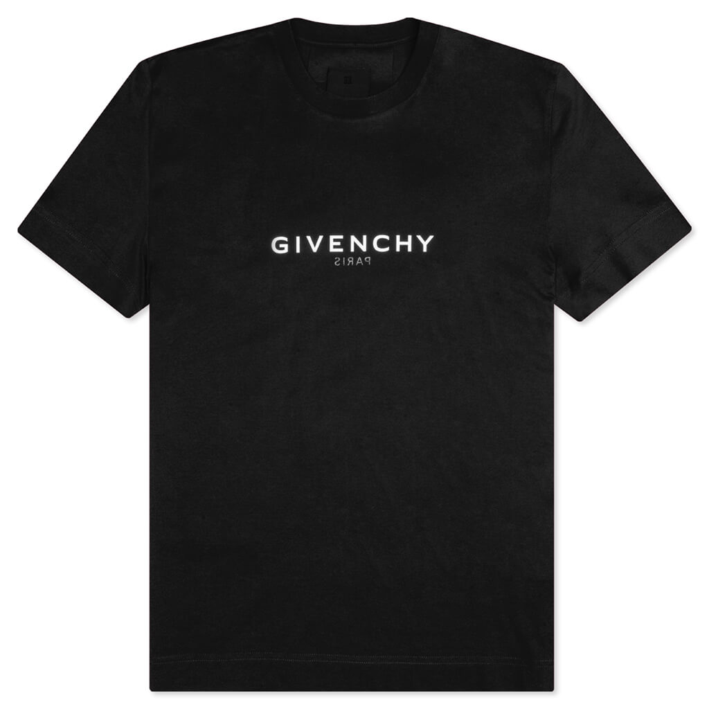 GIVENCHY Paris Reverse Oversized T-Shirt - Black