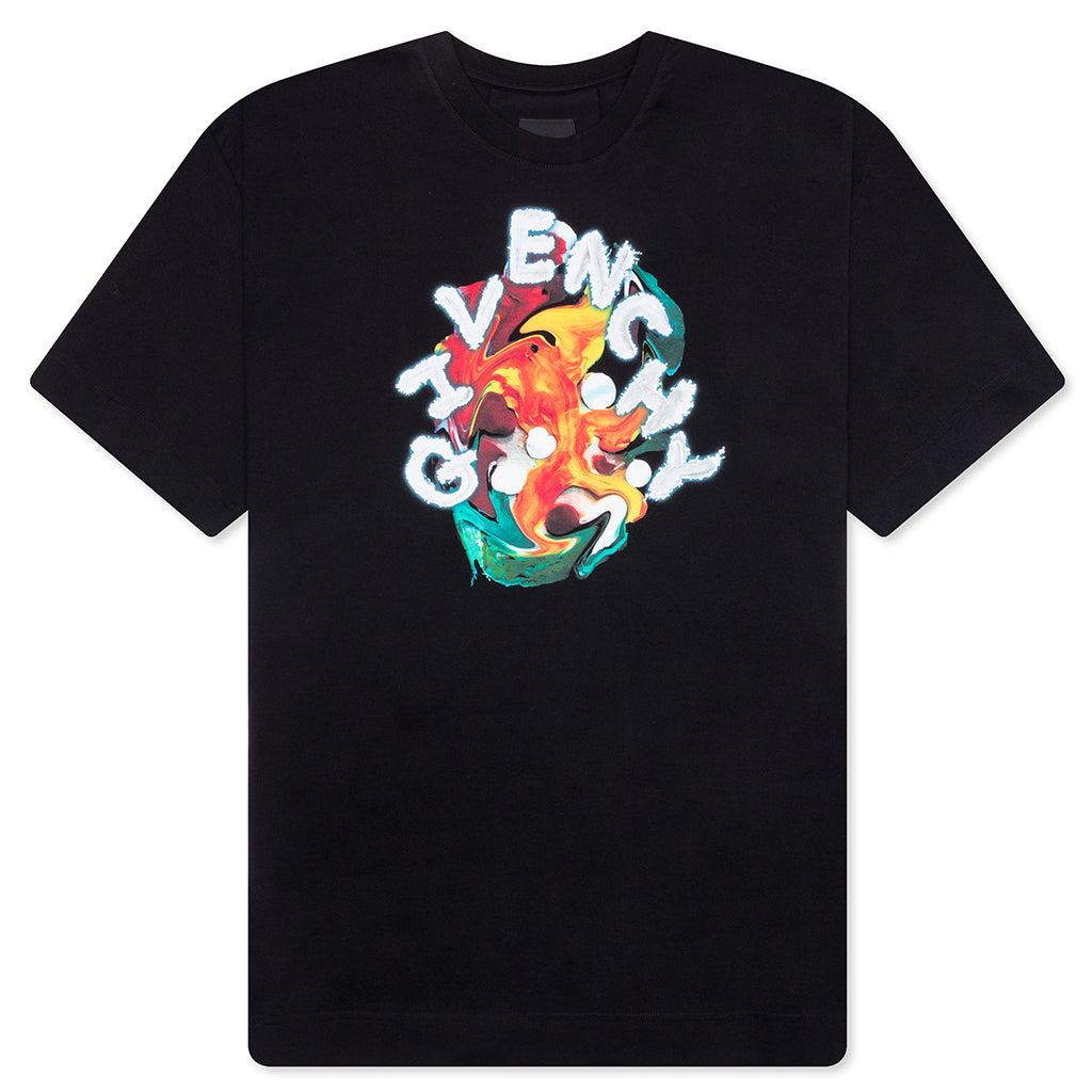 GIVENCHY Psychedelic Oversized T-Shirt - Black