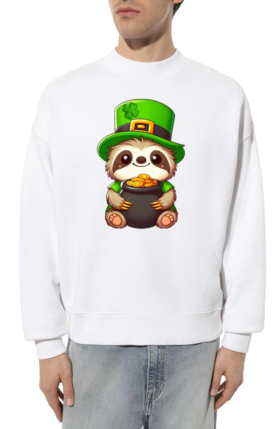 Golden Sloth St. Patrick's Day - Unisex Sweatshirt