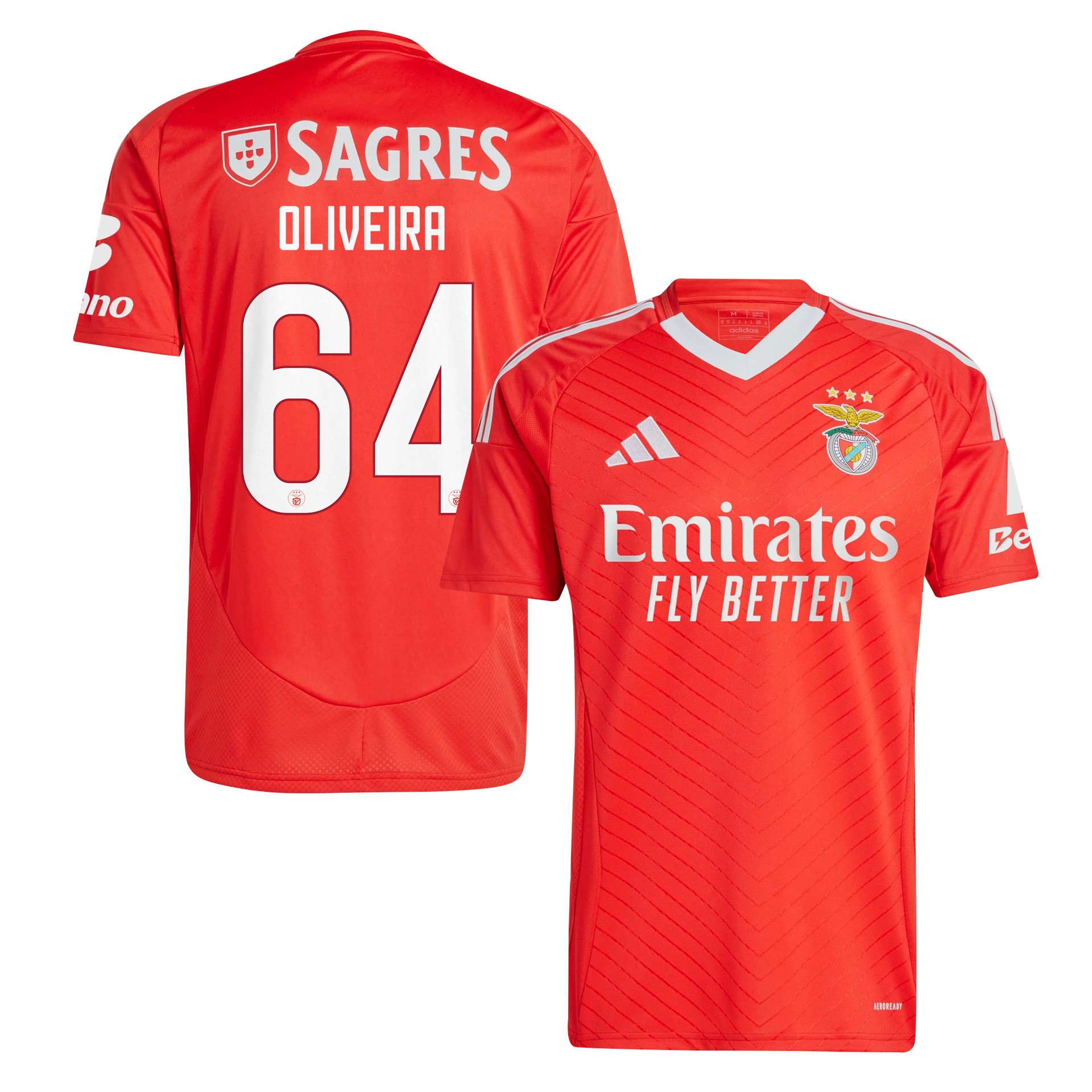 Gonalo Oliveira 64 S.L. Benfica 2024/25 Home Men Jersey - Red