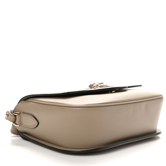 Grained Calfskin Large La Medusa Shoulder Bag Cargo - Image 4