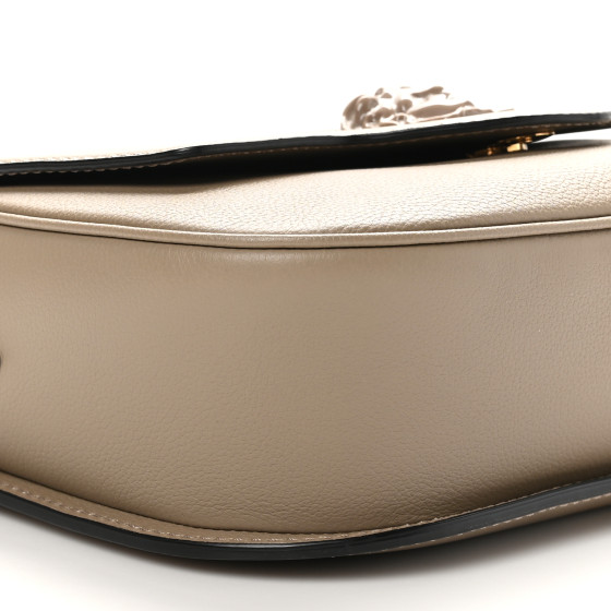 Grained Calfskin Large La Medusa Shoulder Bag Cargo - Image 8