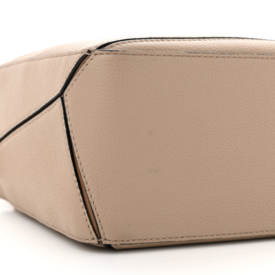 Grained Calfskin Small Puzzle Bag Sand Mink - Image 8