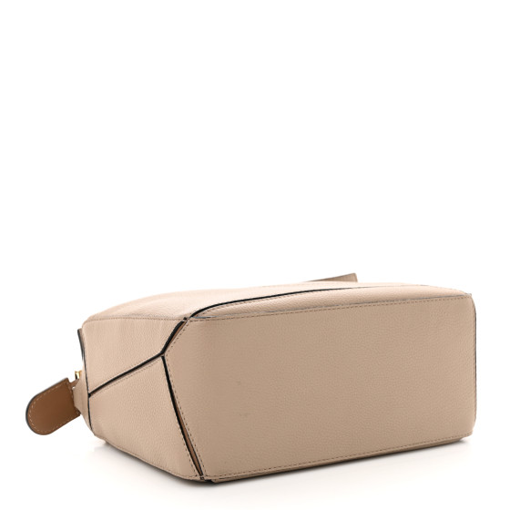 Grained Calfskin Small Puzzle Bag Sand Mink - Image 4