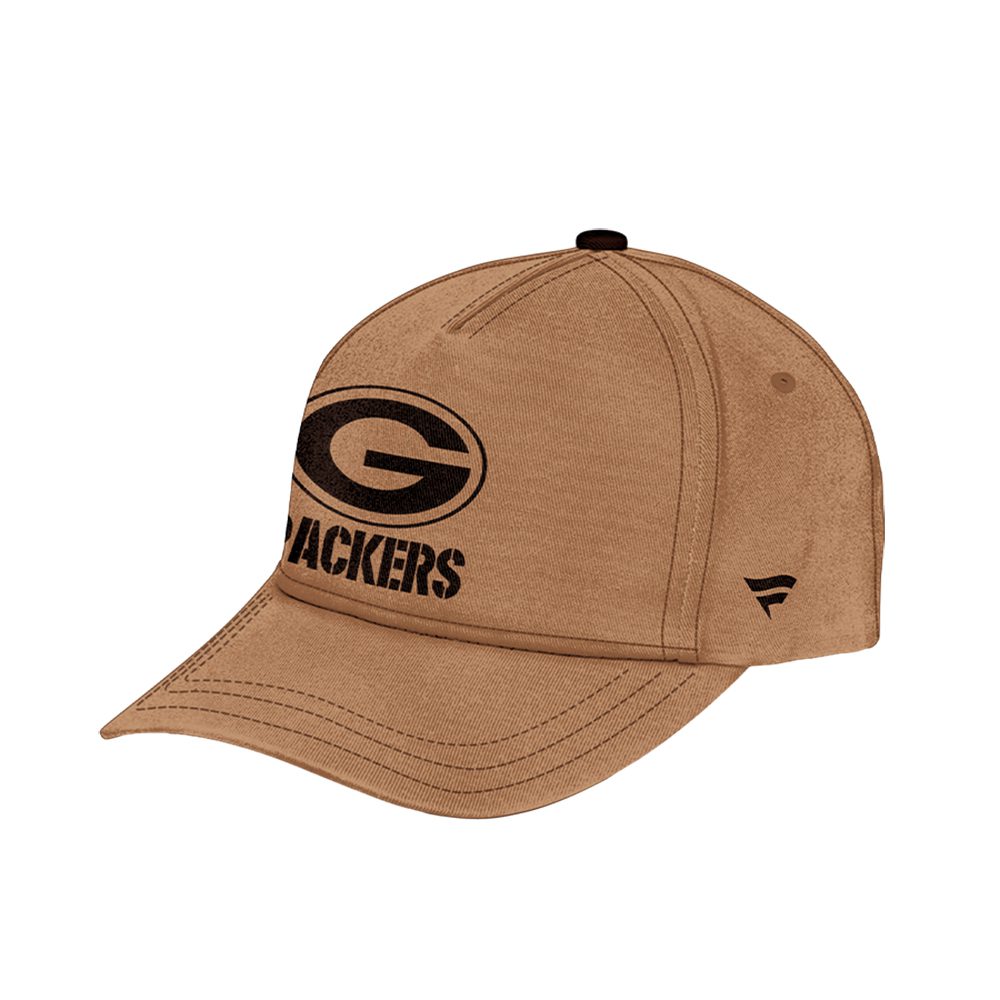 Green Bay Packers Nfl Veterans Salute To Service Brown Personalized Classic Baseball Cap