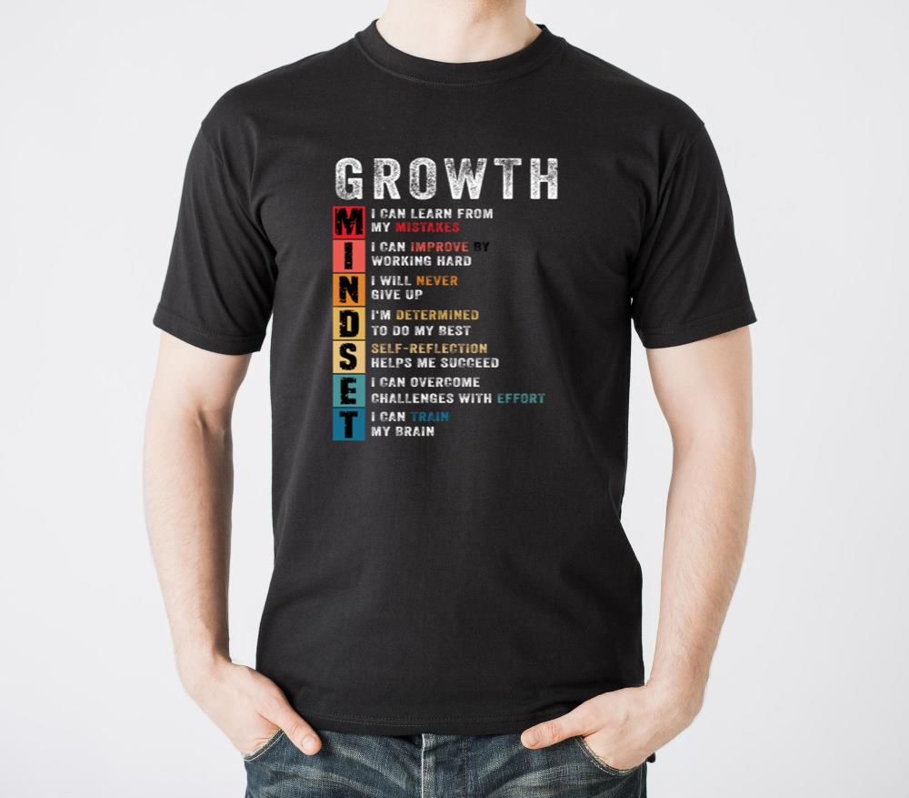 Growth Mindset Definition Motivational Quote shirt - Unisex Standard T-Shirt
