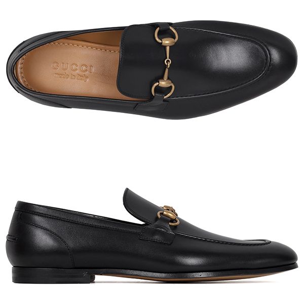 Gucci Black Jordan Horsebit Loafer 406994 BLM00 1000 00197