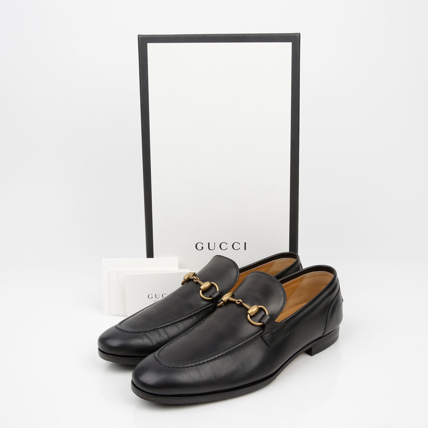 Gucci Black Jordan Loafers Size 7.5 - 406994