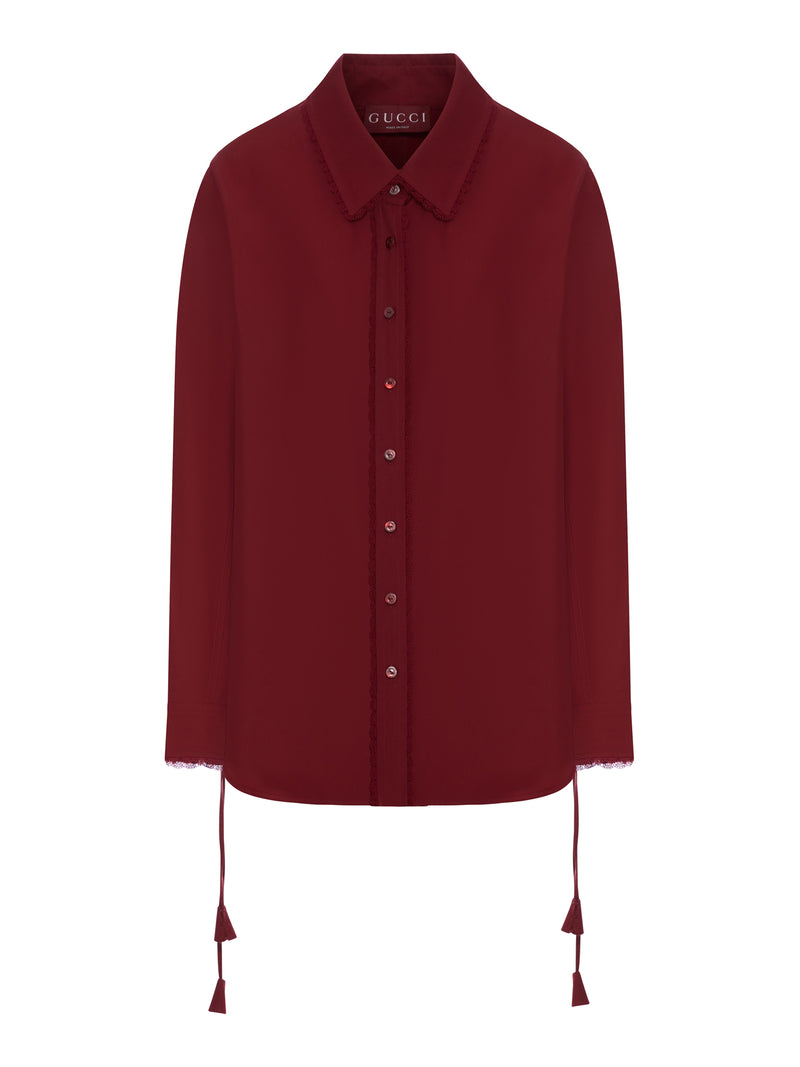 Gucci COTTON POPLIN SHIRT WITH LAYERS